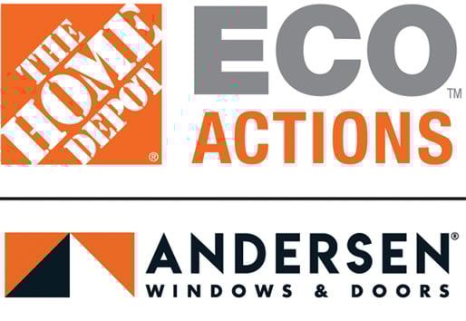 Andersen Recognized as an Eco Actions Partner by The Home Depot