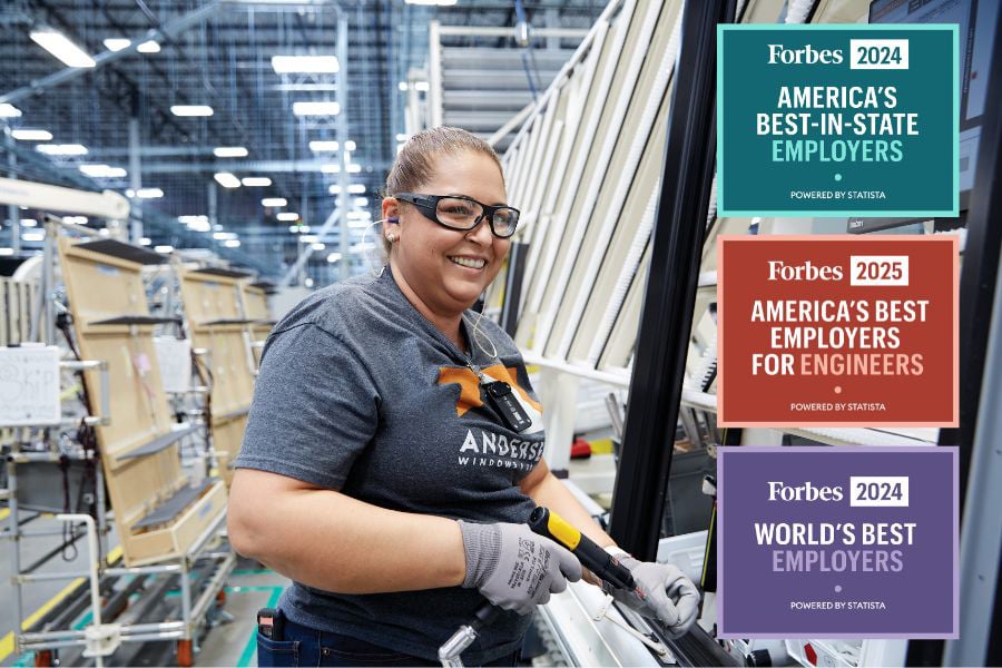 Andersen Corporation Wins Three Forbes Awards