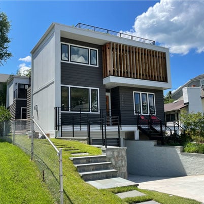 Modern home from 2022 Dwell contest submission featuring Andersen Windows.