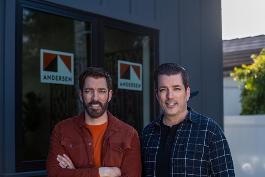 Drew & Jonathan Scott promoting Andersen Windows
