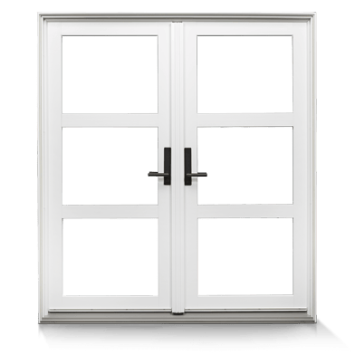 andersen white hinged patio door beauty shot