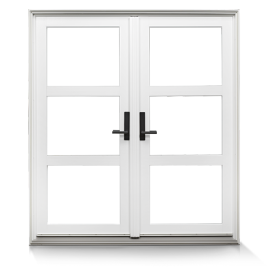 andersen white hinged patio door beauty shot