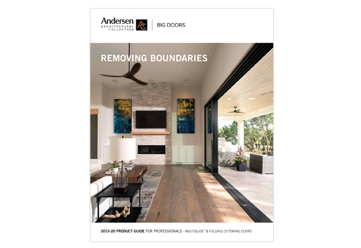 screenshot of andersen big door product guide cover 