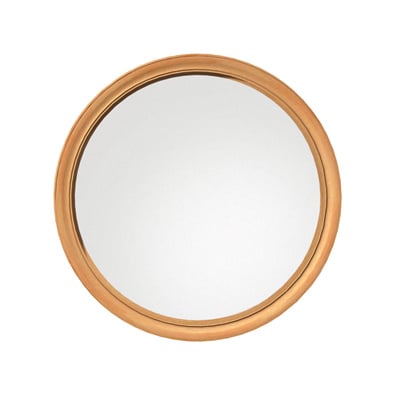 A rendering of a wood circle window