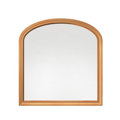 A rendering of a wood elliptical window.