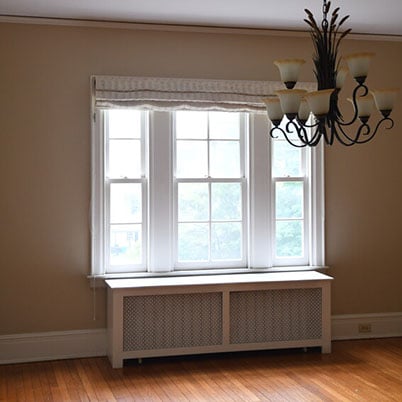 Hilton Carter renovation before kitchen windows