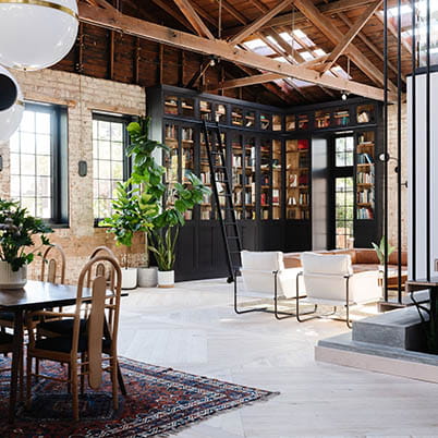 dining and living room view