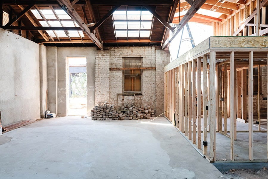 interior before renovation