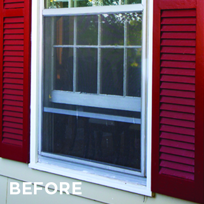 100 Series Replacement Windows Before/After