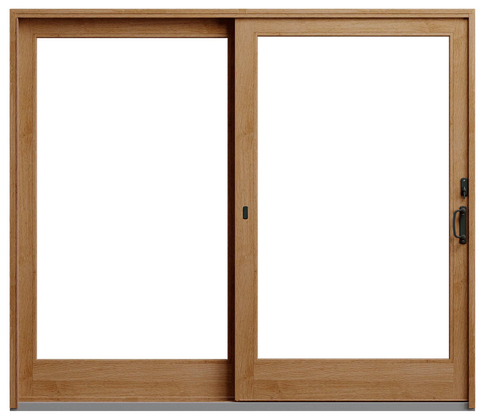 andersen oak interior 400 series sliding door
