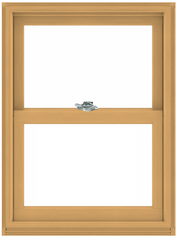 a series double hung andersen window in pine