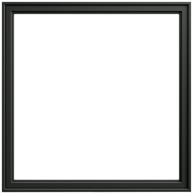 andersen e series picture window with black frame