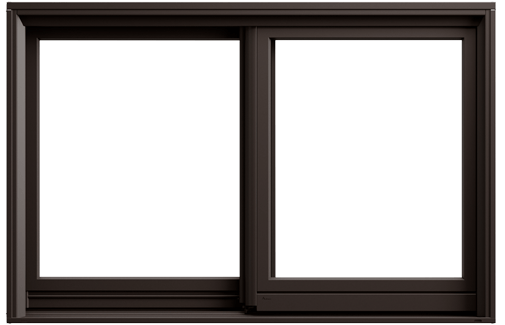 andersen exterior dark bronze gliding window