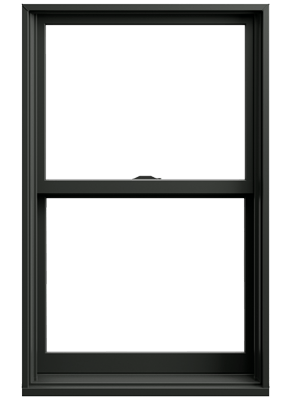 andersen exterior black woodwright double hung window