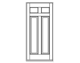 illustration of andersen 821 style door