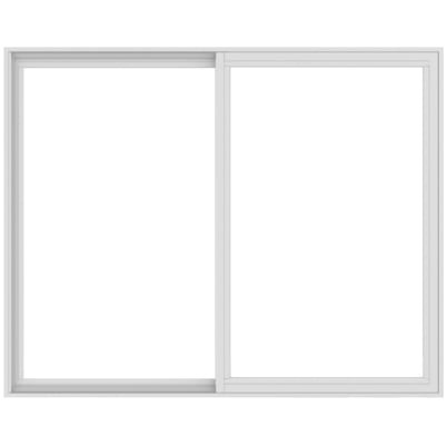 100 Series Gliding window white exterior product shot