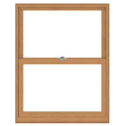 400 Series Double-hung Woodwright window wood interior product shot