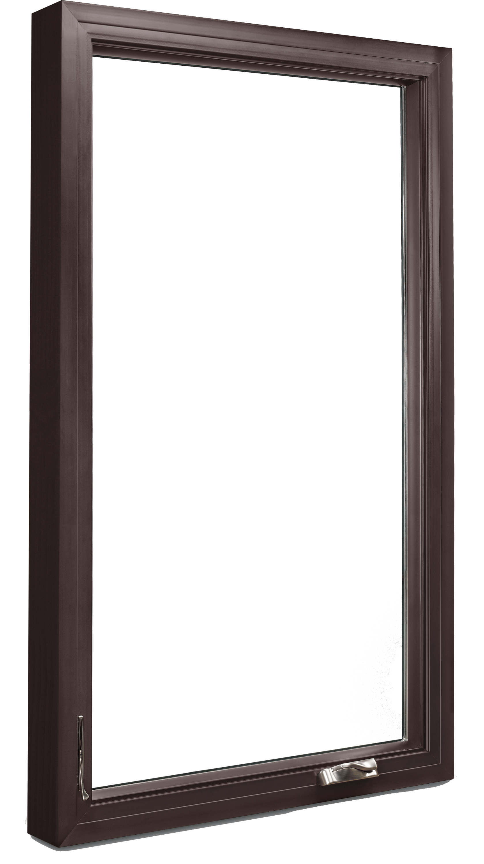 100 Series Casement window interior dark bronze