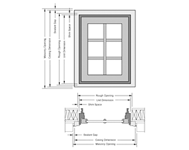 Andersen Window Size Chart 200 Series
