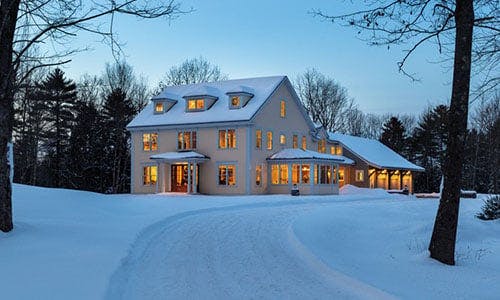 Snowy Winter Home