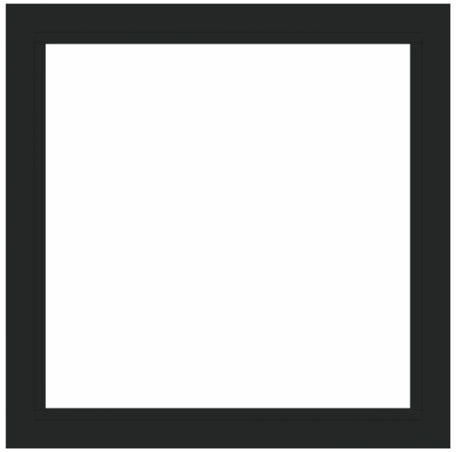 exterior image of black framed andersen window