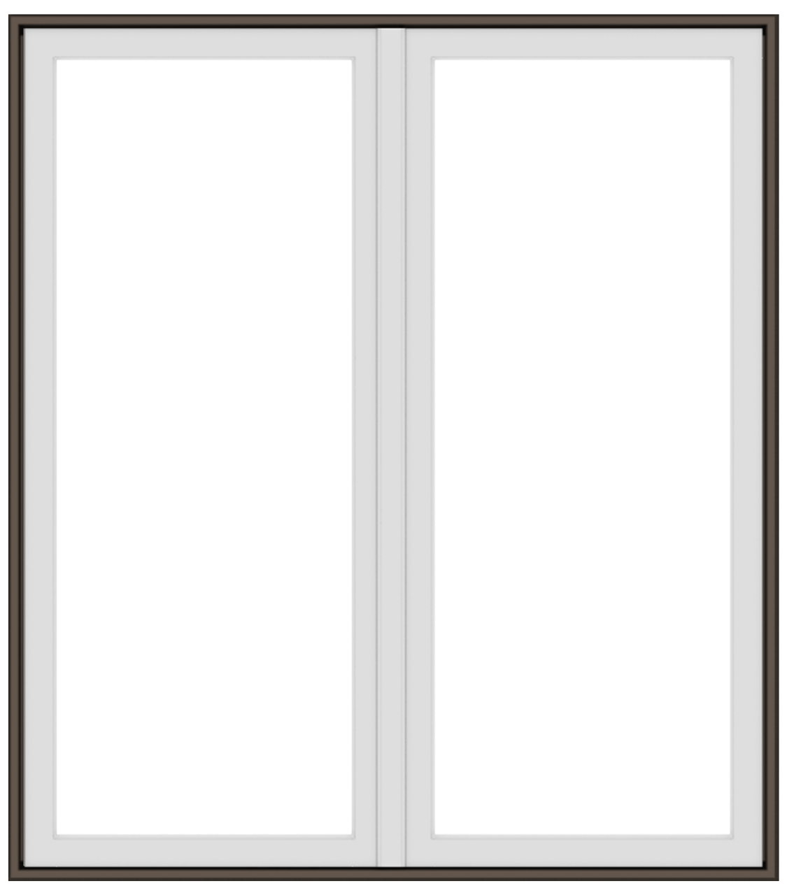 andersen e series french casement window with terratone trim