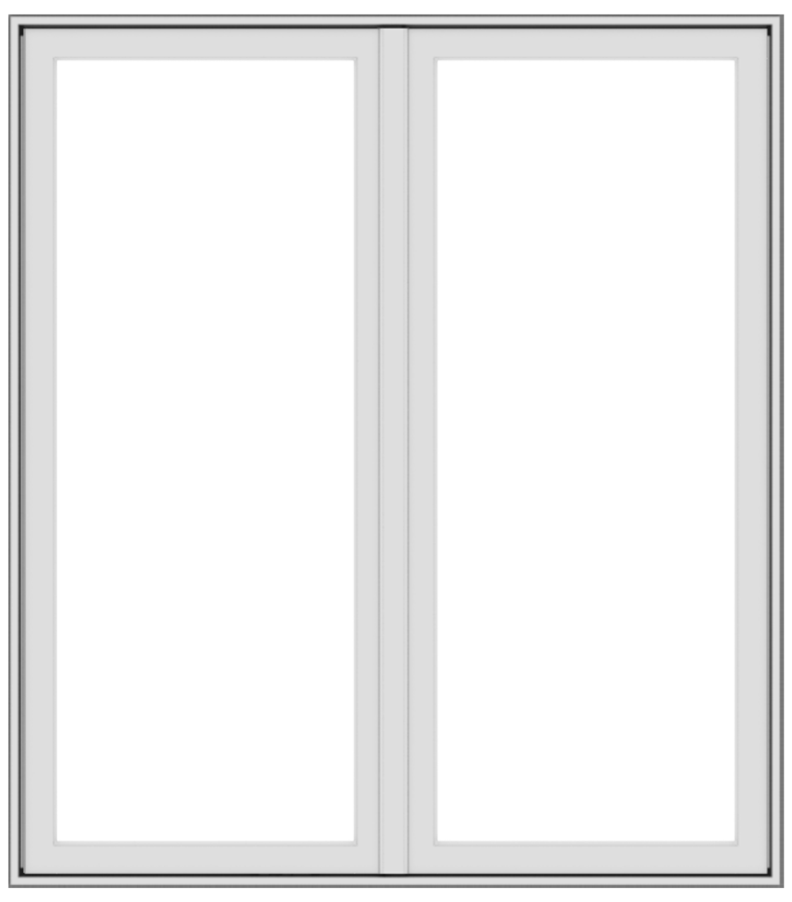 andersen e series french casement window with white trim