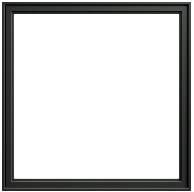 andersen e series picture window with black frame