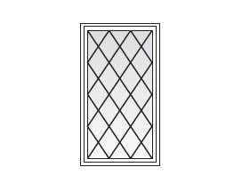 Andersen Windows Grilles Diamond Pattern